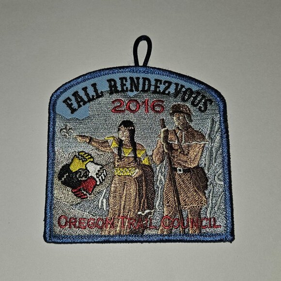 Cub Scouts Badge Patch Fall Rendezvous 2016 Oregon Trail Council Collectible - Picture 1 of 3